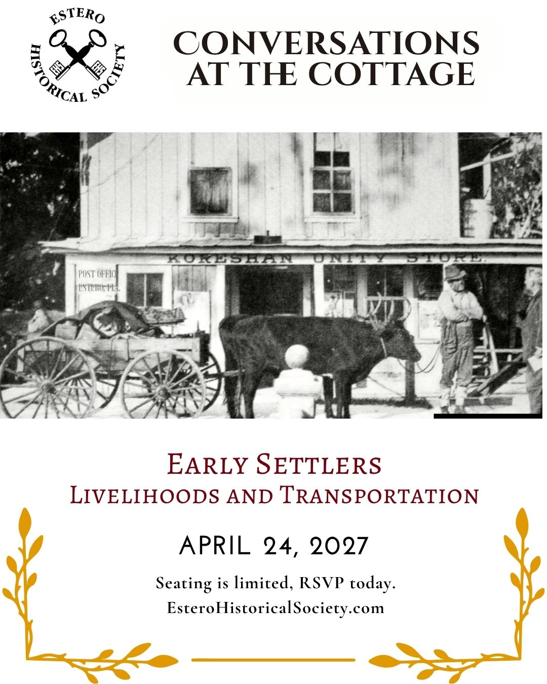 Early Settlers Livelihoods
