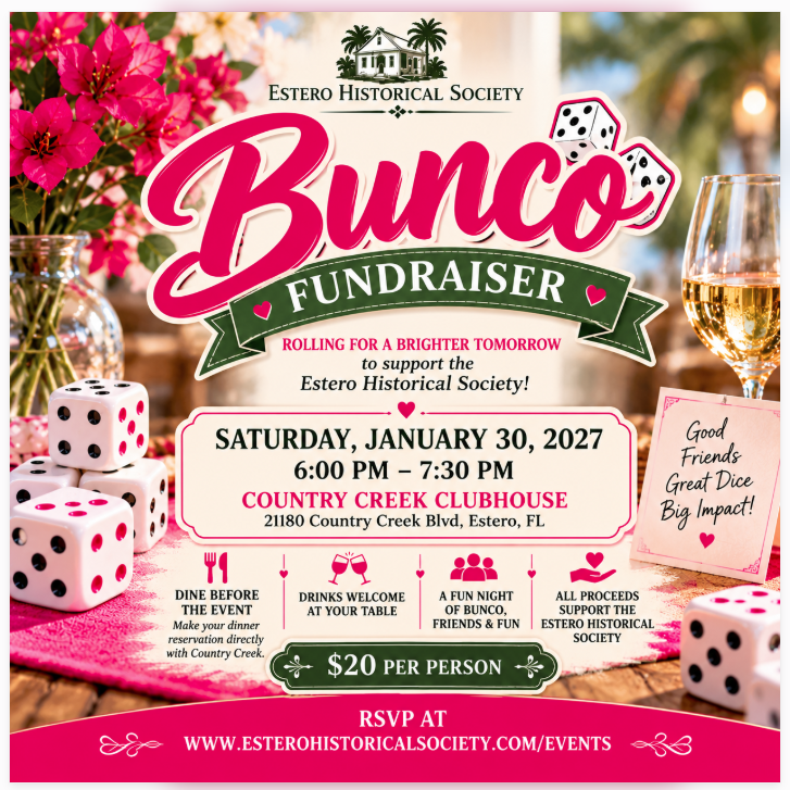 Bunco Fundraiser January 2027